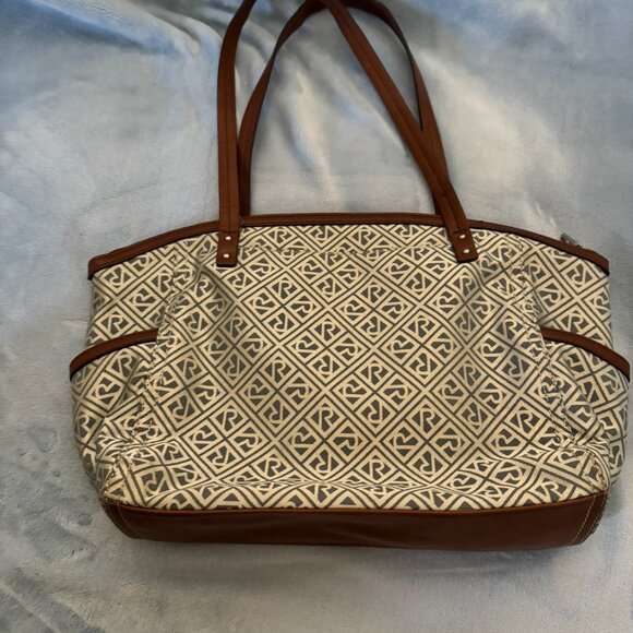 Relic/Fossil Cloth R Pattern Shoulder Bag - Picture 2 of 5